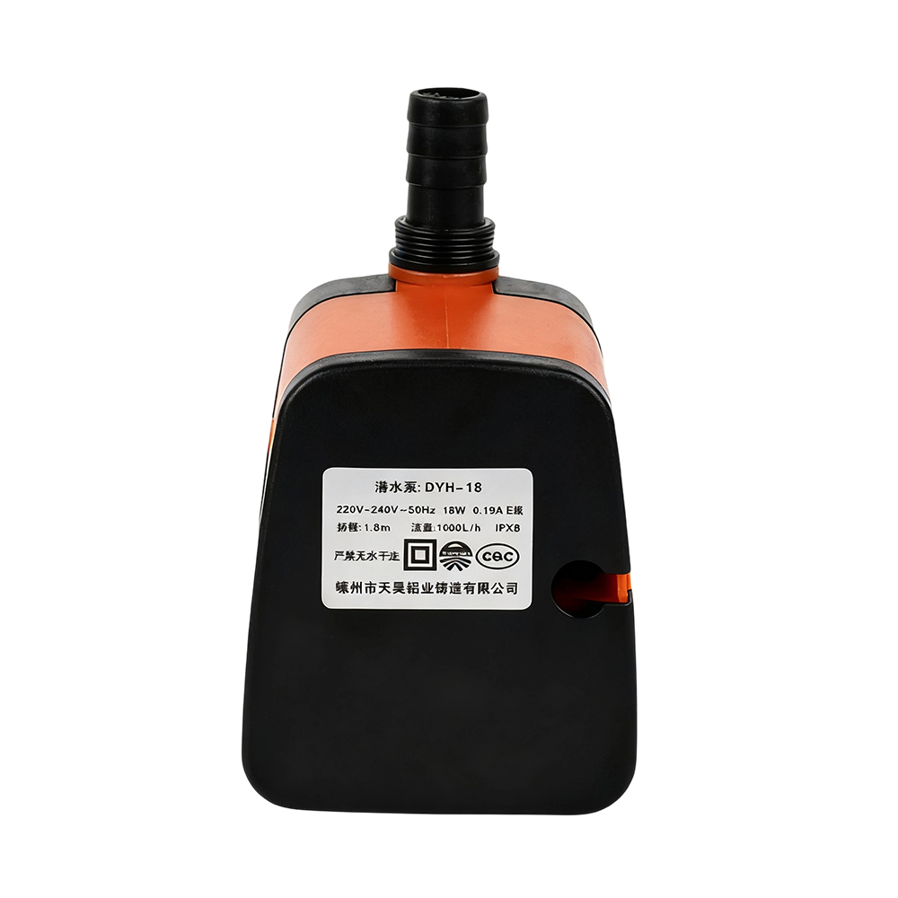 DYH-18 18W com potência fechada, à prova de manchas, ventilador de resfriamento/bomba de água durável