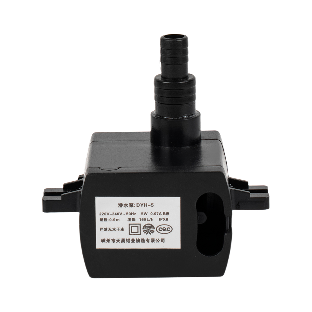 Bomba de água 5W anti-queima a seco DYH-5 com design de pé para aparelhos elétricos